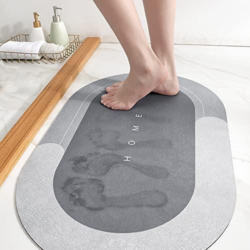 Water Absorbing Anti Slip Floor Mat, Bath Mat | Cushion Mat Super Absorbent Soft Carpet, Quick Dry Dirt Barrier For Bathroom Home, Office (40X60Cm, Assorted Color any 2)