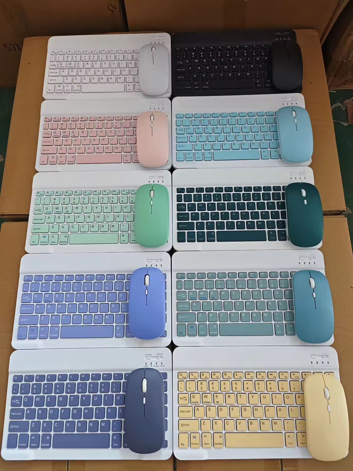 Rechargeable Wireless Keyboard & Mouse Combo